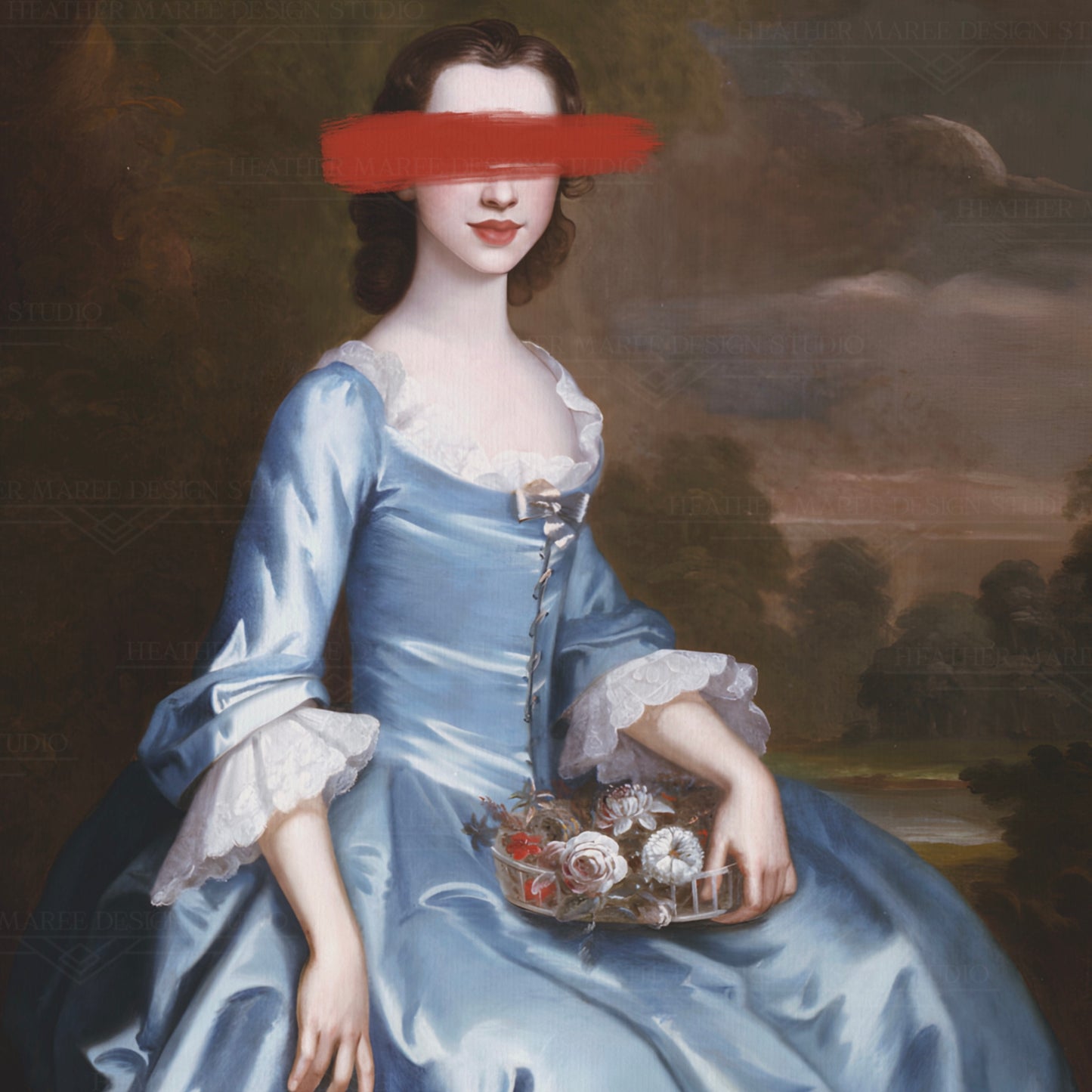 American Woman in Blue