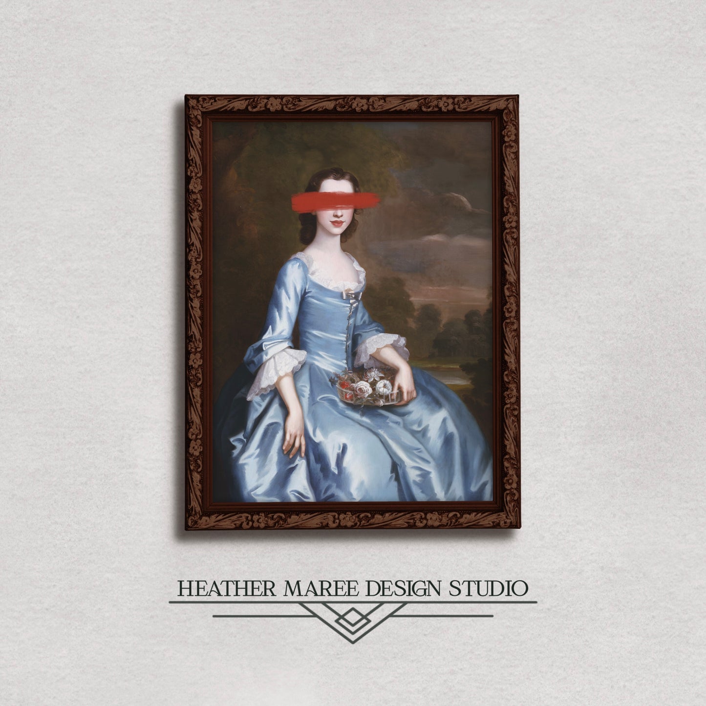 American Woman in Blue