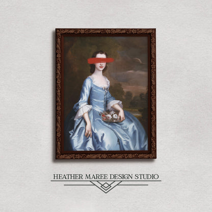 American Woman in Blue