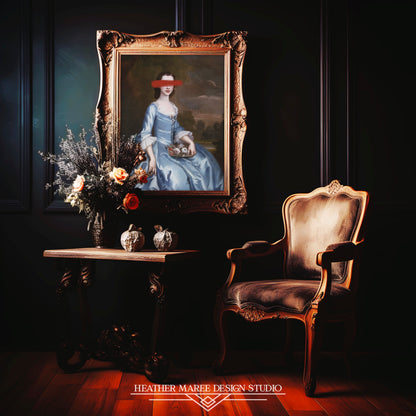 American Woman in Blue