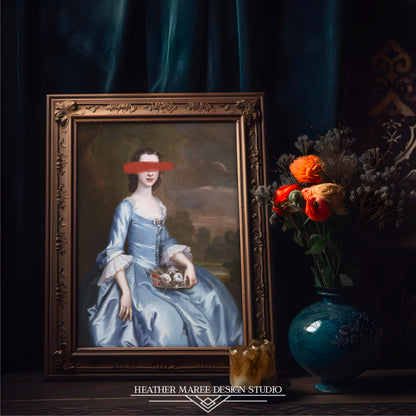 American Woman in Blue