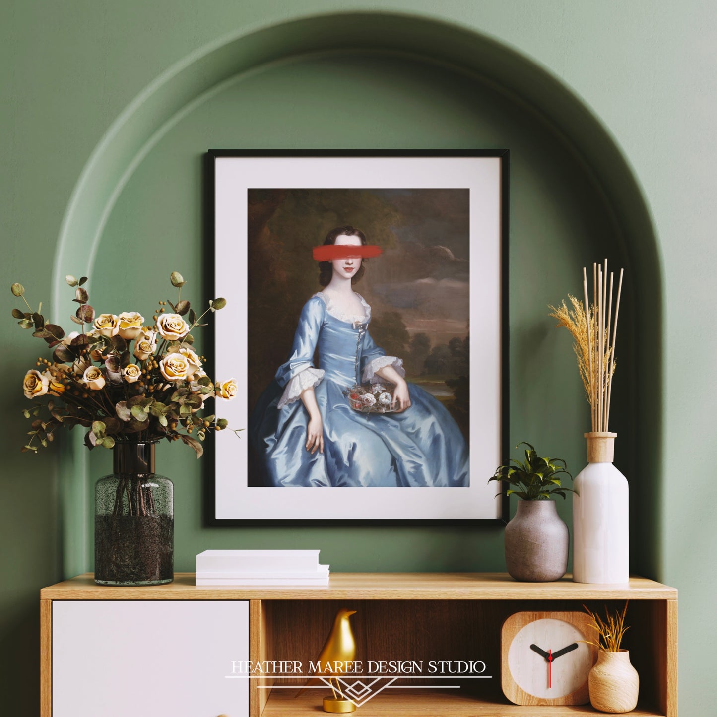 American Woman in Blue