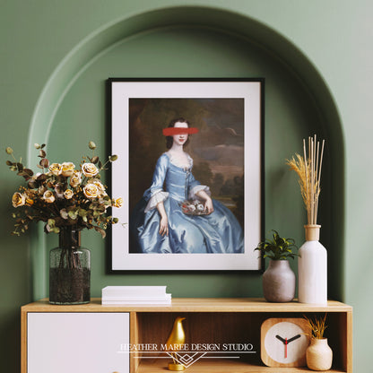 American Woman in Blue