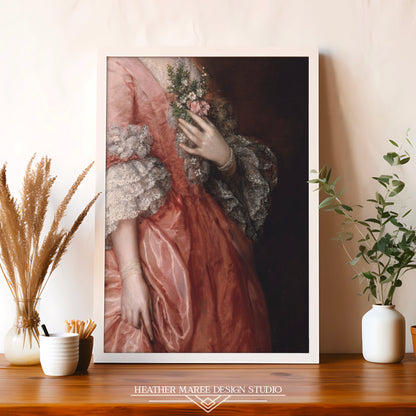 Victorian Beauty in Peach