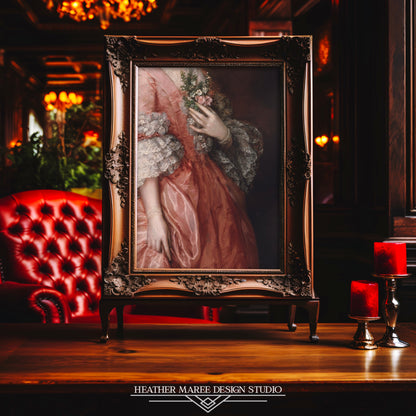 Victorian Beauty in Peach