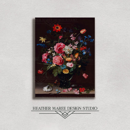 A Bouquet of Flowers Canvas Print