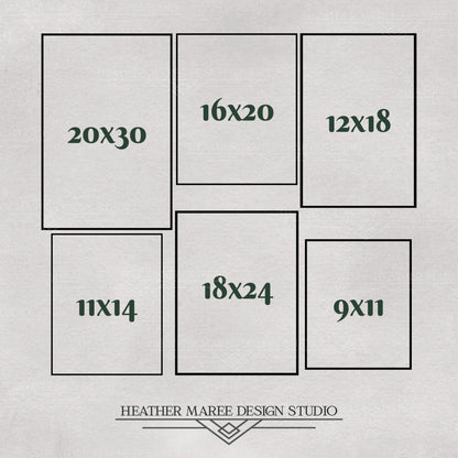 Abstract Moody Ocean View