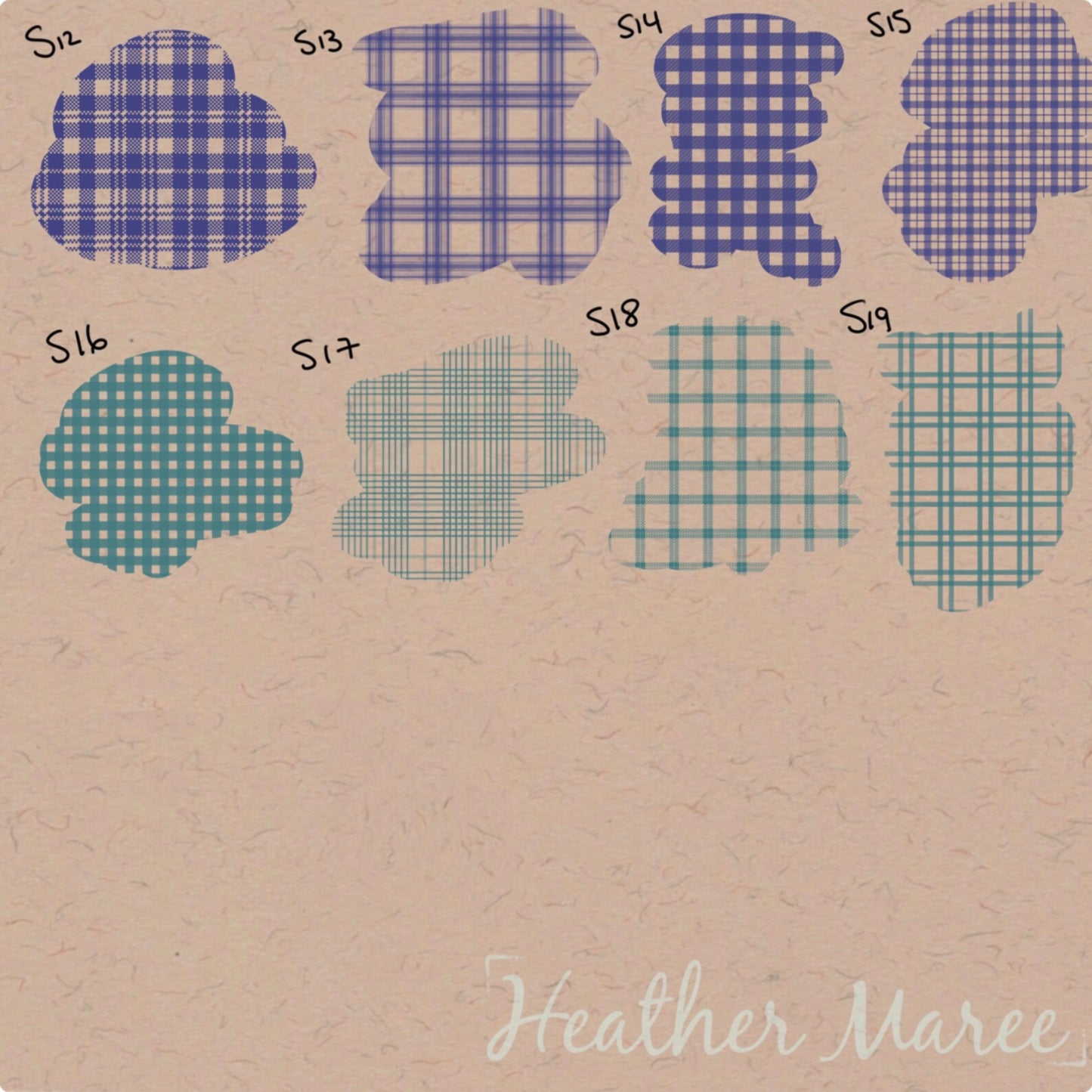 Plaid and Argyle | Procreate Pattern Brushes