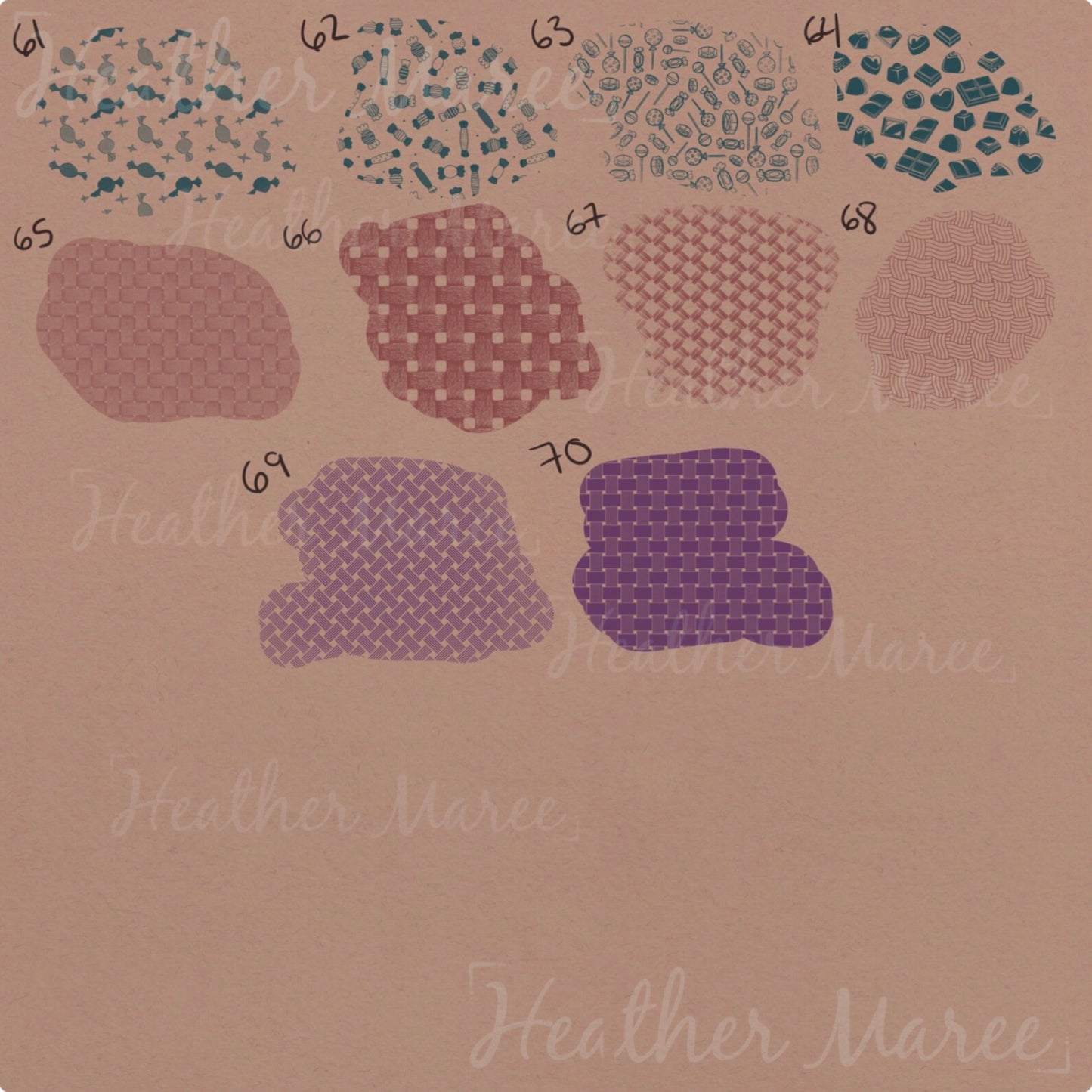 Spring Cottage | Procreate Pattern Brushes