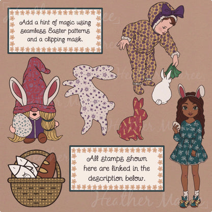 Spring Cottage | Procreate Pattern Brushes