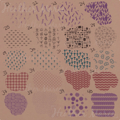 Spring Cottage | Procreate Pattern Brushes