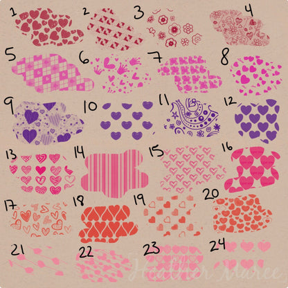 Romantic Lovecore | Procreate Pattern Brushes