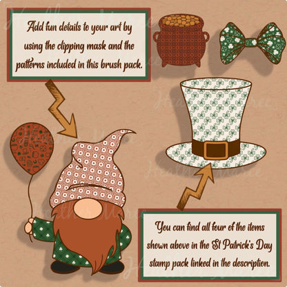 Irish Festivities | Procreate Pattern Brushes