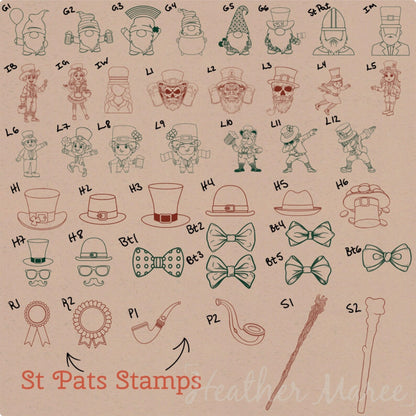 Festive Irish | Procreate Stamp Brushes