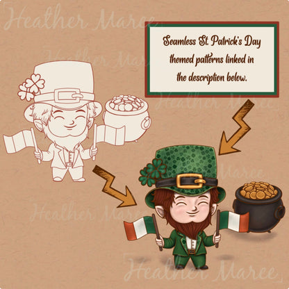 Festive Irish | Procreate Stamp Brushes