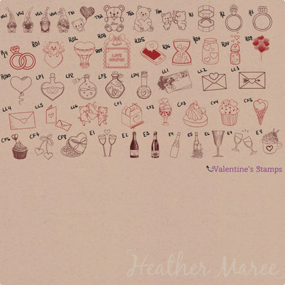 Romantic Valentine | Procreate Stamp Brushes