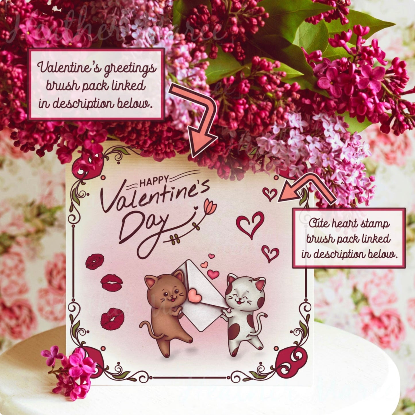 Romantic Valentine | Procreate Stamp Brushes