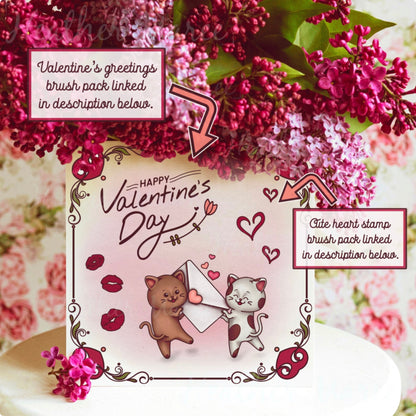 Romantic Valentine | Procreate Stamp Brushes