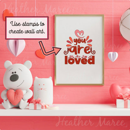 Valentine’s Day Greetings | Procreate Brush Stamps