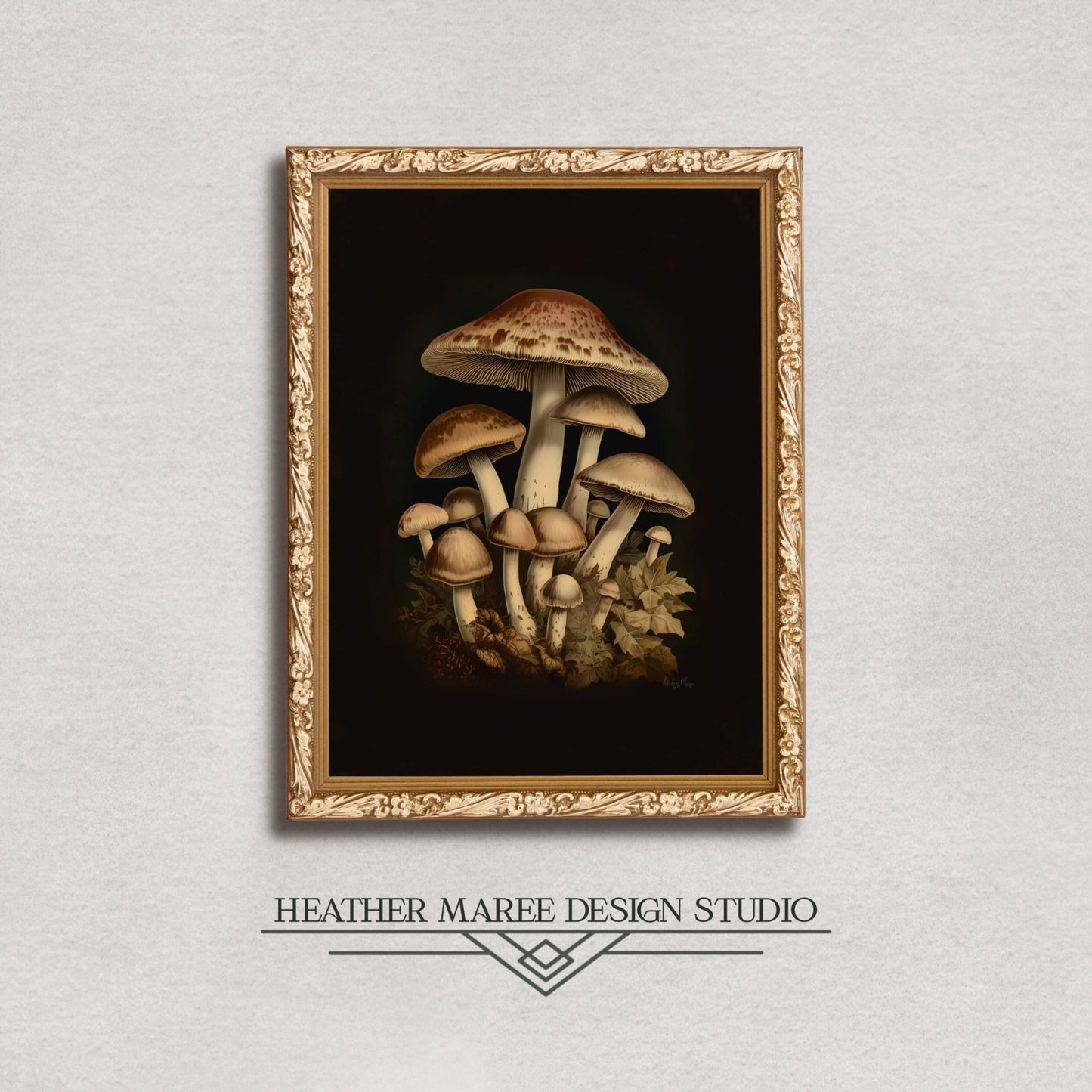 Brown Forest Mushrooms