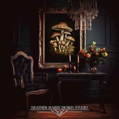 Brown Forest Mushrooms