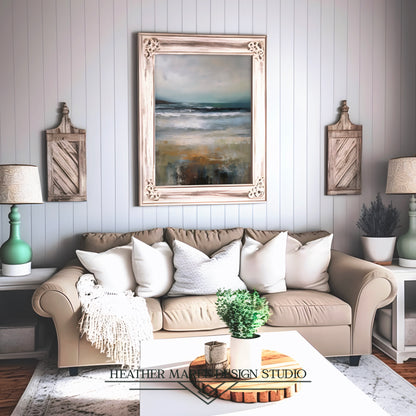 Abstract Beach and Ocean View