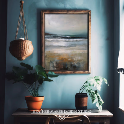 Abstract Beach and Ocean View