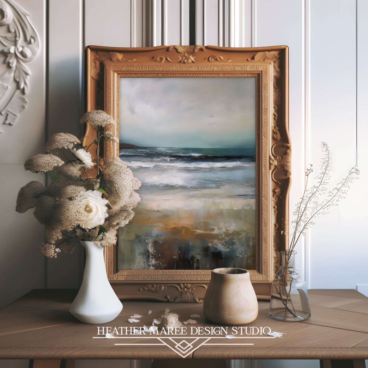 Abstract Beach and Ocean View