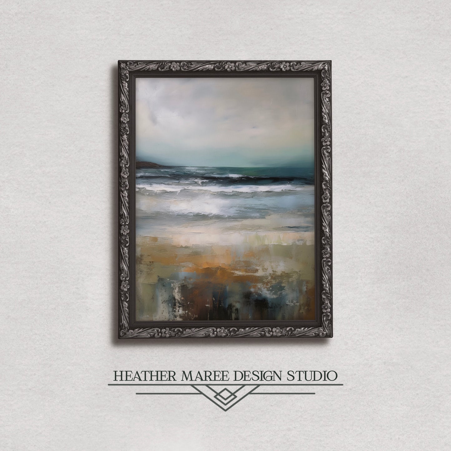 Abstract Beach and Ocean View