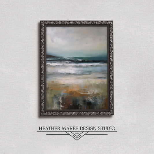 Abstract Beach and Ocean View