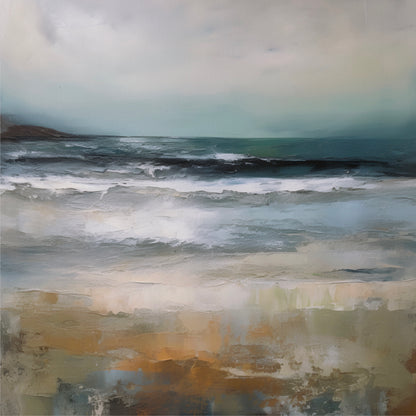 Abstract Beach and Ocean View