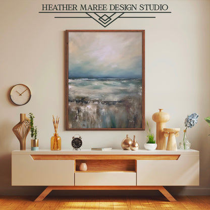 Abstract Moody Ocean View