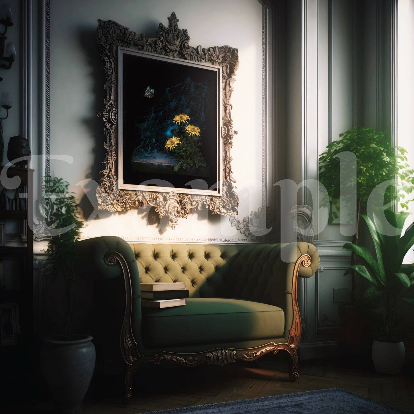 Elegant Vintage Fancy Frame Mockup