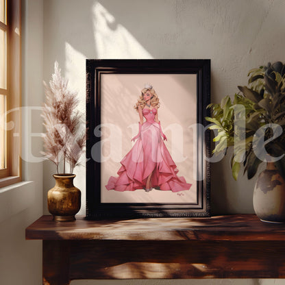 Vertical Frame Mockup with Greenery