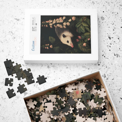 Opossum in Lush Foliage | Jigsaw Puzzle