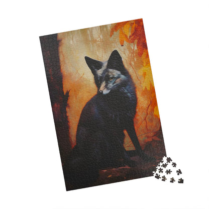 Moody Autumn Fox | Jigsaw Puzzle