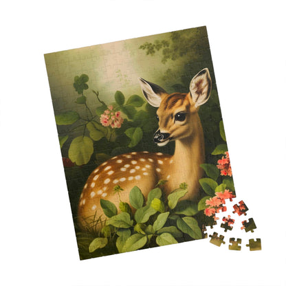 Fawn Amongst Flowers | Jigsaw Puzzle