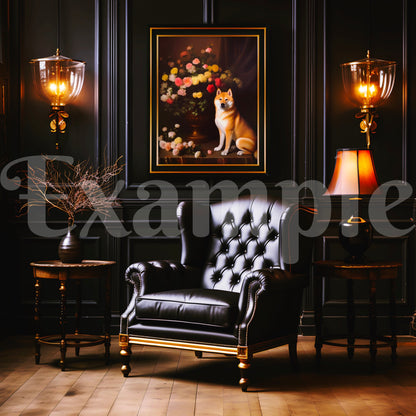 Moody Art Nouveau Frame Mockup