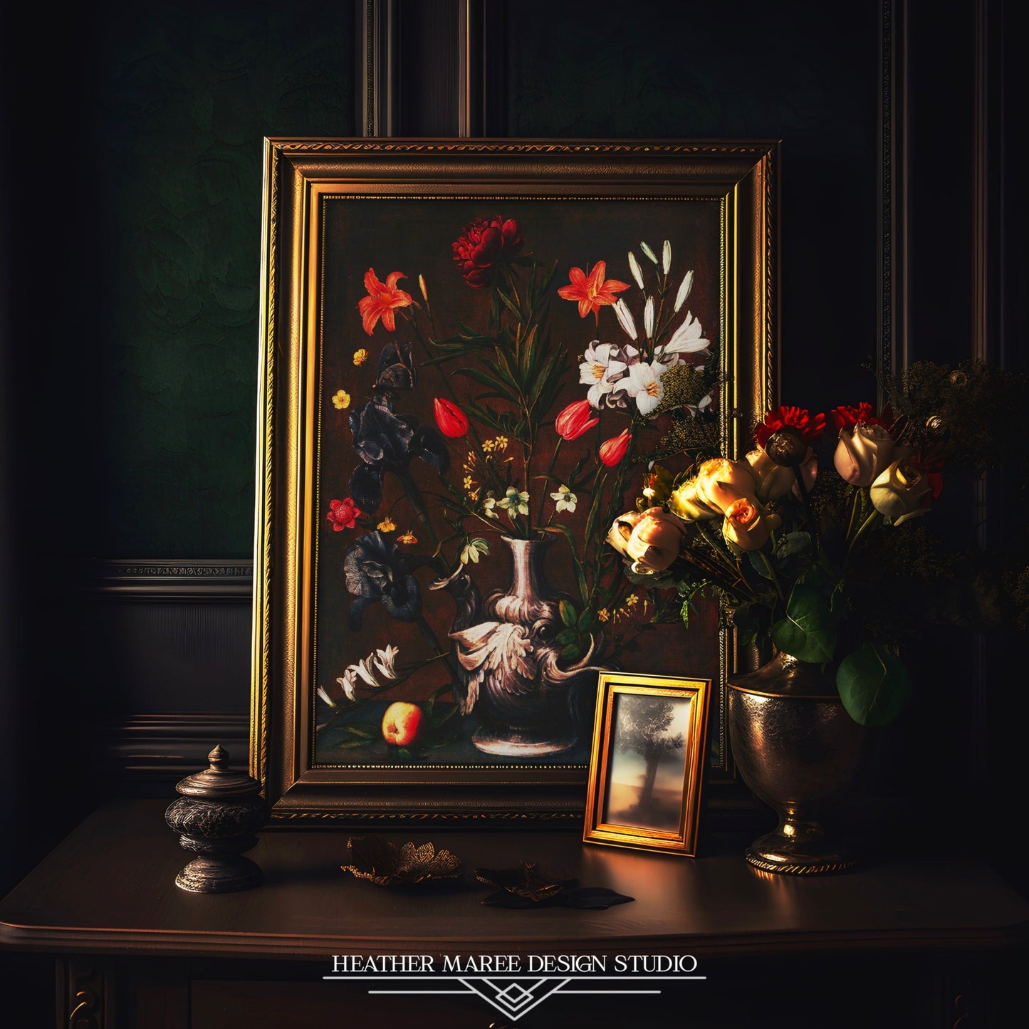 Flowers in a Grotesque Vase