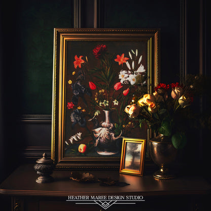 Flowers in a Grotesque Vase