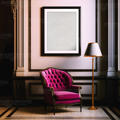 Classy Vintage Hanging Frame Mockup