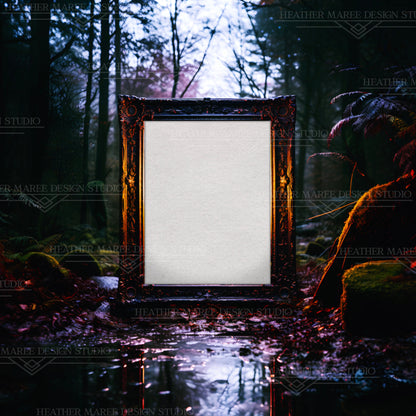 Enchanted Bronze Gilded Frame Mockup