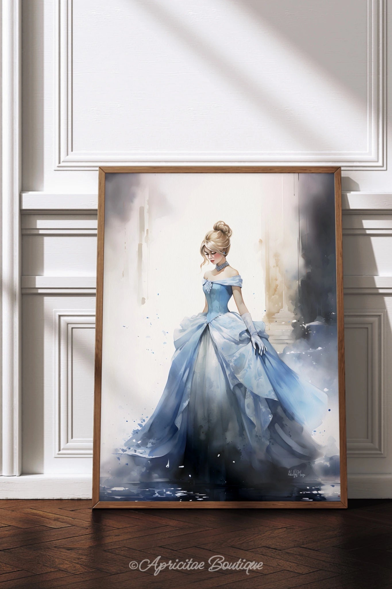 Cinderella's Watercolor Waltz
