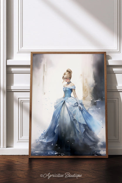 Cinderella's Watercolor Waltz