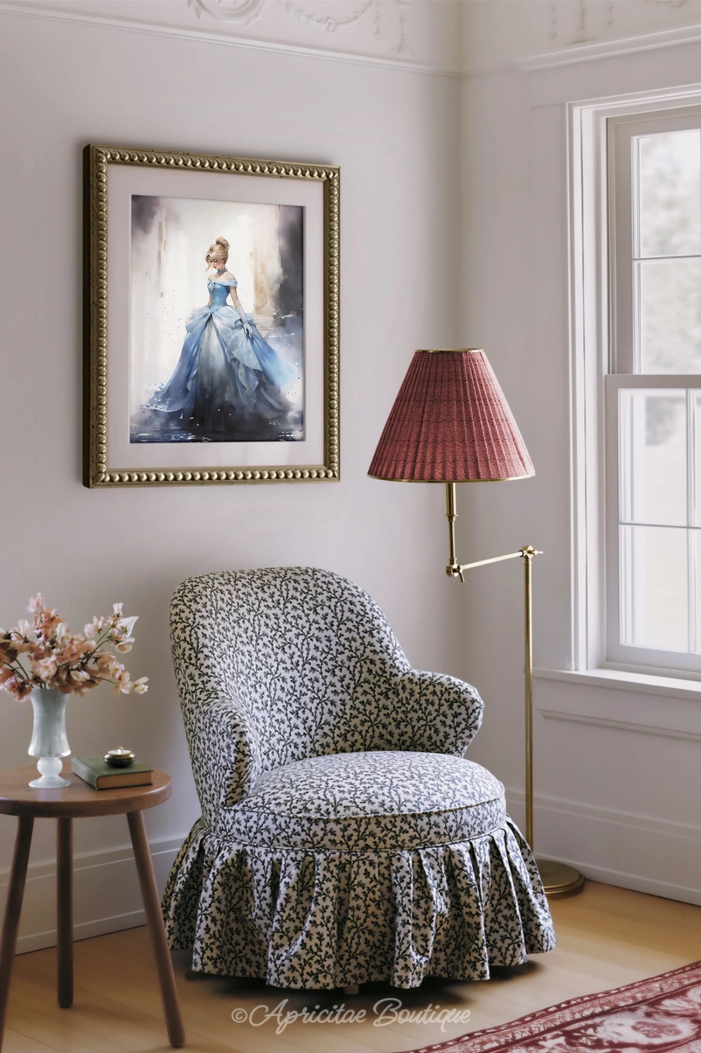 Cinderella's Watercolor Waltz
