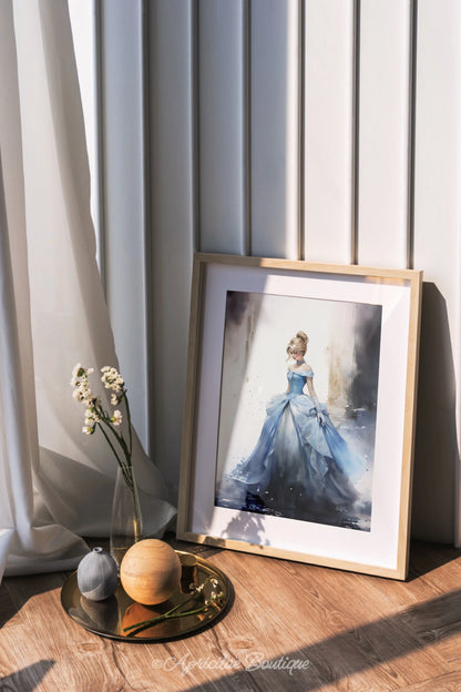 Cinderella's Watercolor Waltz