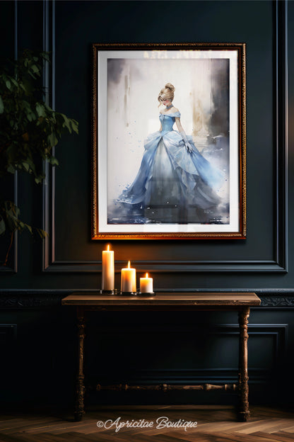 Cinderella's Watercolor Waltz