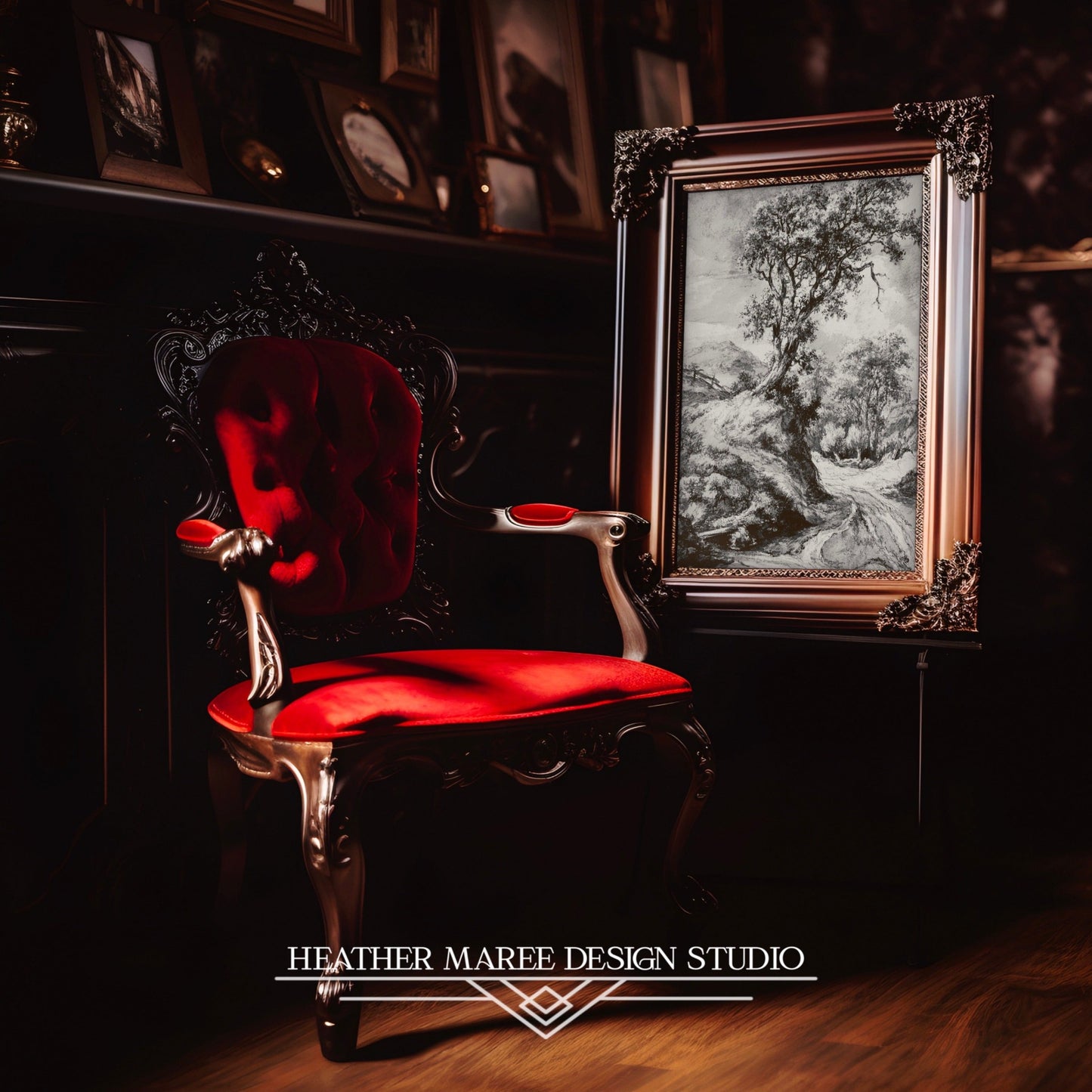 Dune Landscape with Oak Tree