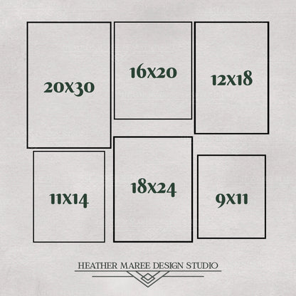 Pink Watercolor Wildflowers