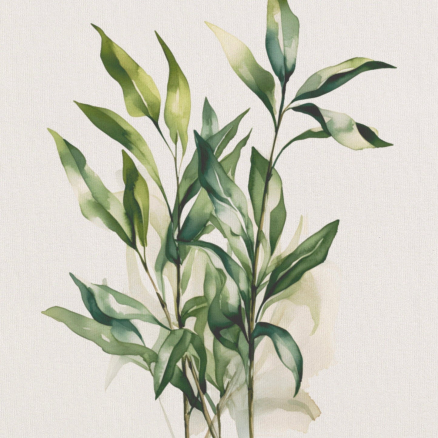 Botanical Watercolor Leaves